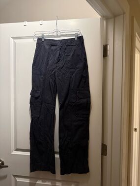 Abercrombie & Fitch Black Cargo Pants – Size 27 (4)